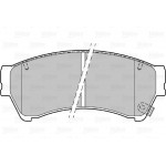 Valeo Σετ τακάκια, Δισκόφρενα - 301071