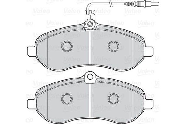 Valeo Σετ τακάκια, Δισκόφρενα - 302078