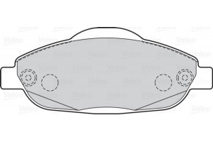 Valeo Σετ τακάκια, Δισκόφρενα - 302215