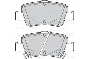 Valeo Σετ τακάκια, Δισκόφρενα - 302156