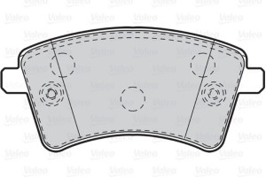 Valeo Σετ τακάκια, Δισκόφρενα - 302108