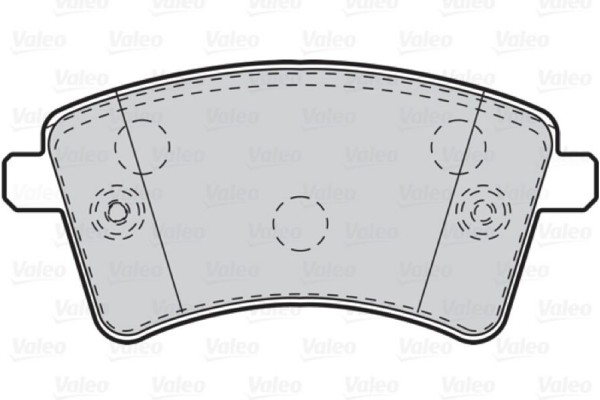 Valeo Σετ τακάκια, Δισκόφρενα - 302108