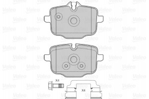 Valeo Σετ τακάκια, Δισκόφρενα - 601521
