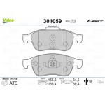 Valeo Σετ τακάκια, Δισκόφρενα - 301059