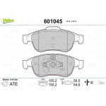 Valeo Σετ τακάκια, Δισκόφρενα - 601045