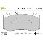 Valeo Σετ τακάκια, Δισκόφρενα - 302226