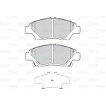 Valeo Σετ τακάκια, Δισκόφρενα - 302158