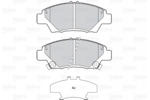 Valeo Σετ τακάκια, Δισκόφρενα - 302158