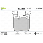 Valeo Σετ τακάκια, Δισκόφρενα - 302266