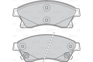Valeo Σετ τακάκια, Δισκόφρενα - 302130