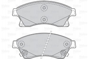 Valeo Σετ τακάκια, Δισκόφρενα - 302130