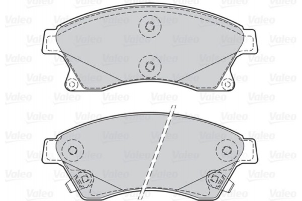 Valeo Σετ τακάκια, Δισκόφρενα - 302130