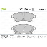 Valeo Σετ τακάκια, Δισκόφρενα - 302130