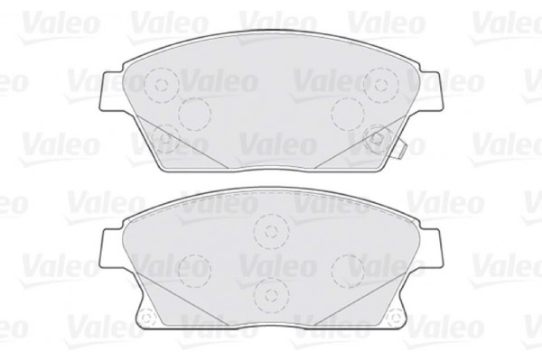 Valeo Σετ τακάκια, Δισκόφρενα - 301070