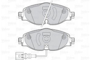Valeo Σετ τακάκια, Δισκόφρενα - 302145
