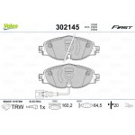 Valeo Σετ τακάκια, Δισκόφρενα - 302145