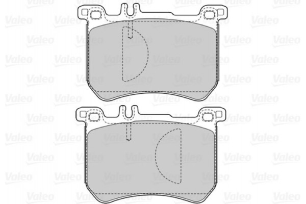 Valeo Σετ τακάκια, Δισκόφρενα - 601538