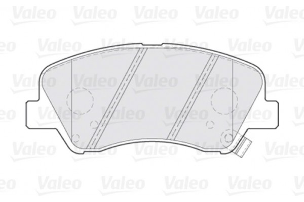 Valeo Σετ τακάκια, Δισκόφρενα - 301021