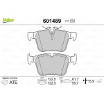 Valeo Σετ τακάκια, Δισκόφρενα - 601489 Valeo Σετ τακάκια, Δισκόφρενα - 601489