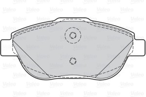 Valeo Σετ τακάκια, Δισκόφρενα - 302148