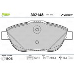 Valeo Σετ τακάκια, Δισκόφρενα - 302148