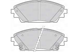 Valeo Σετ τακάκια, Δισκόφρενα - 302285