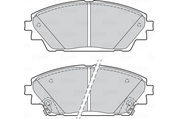 Valeo Σετ τακάκια, Δισκόφρενα - 302285