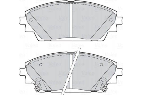 Valeo Σετ τακάκια, Δισκόφρενα - 302285