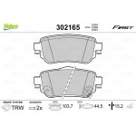 Valeo Σετ τακάκια, Δισκόφρενα - 302165