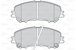 Valeo Σετ τακάκια, Δισκόφρενα - 302164