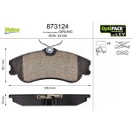 Valeo Σετ τακάκια, Δισκόφρενα - 873124