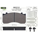 Valeo Σετ τακάκια, Δισκόφρενα - 882210