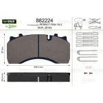 Valeo Σετ τακάκια, Δισκόφρενα - 882224