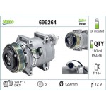 Valeo Συμπιεστής, συστ. Κλιματισμού - 699264