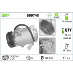 Valeo Συμπιεστής, συστ. Κλιματισμού - 699748 Valeo Συμπιεστής, συστ. Κλιματισμού - 699748