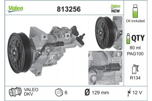 Valeo Συμπιεστής, συστ. Κλιματισμού - 813256