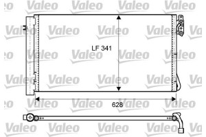Valeo Συμπυκνωτής, σύστ. Κλιματισμού - 814012