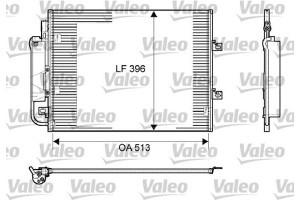 Valeo Συμπυκνωτής, σύστ. Κλιματισμού - 814061