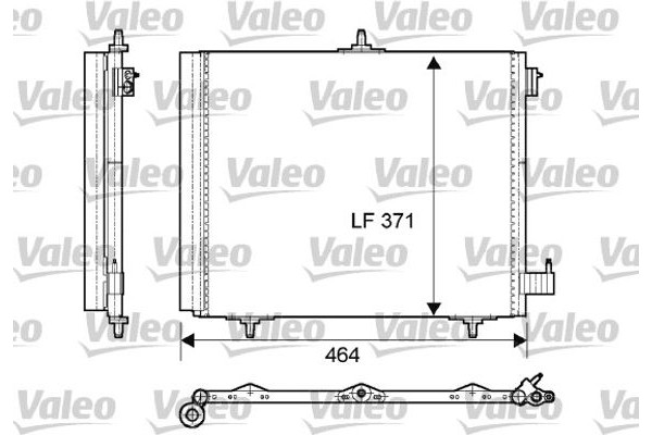 Valeo Συμπυκνωτής, σύστ. Κλιματισμού - 814095