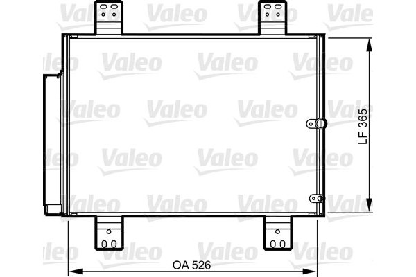 Valeo Συμπυκνωτής, σύστ. Κλιματισμού - 814206