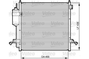 Valeo Συμπυκνωτής, σύστ. Κλιματισμού - 814214