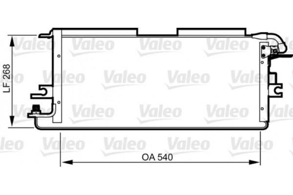 Valeo Συμπυκνωτής, σύστ. Κλιματισμού - 814245