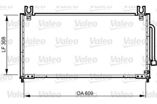 Valeo Συμπυκνωτής, σύστ. Κλιματισμού - 814257