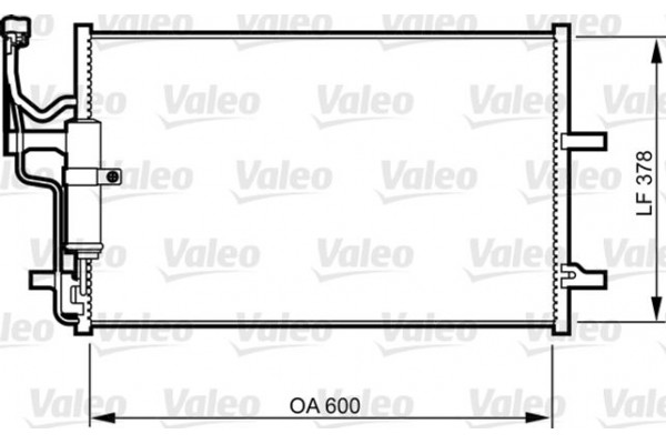 Valeo Συμπυκνωτής, σύστ. Κλιματισμού - 814265