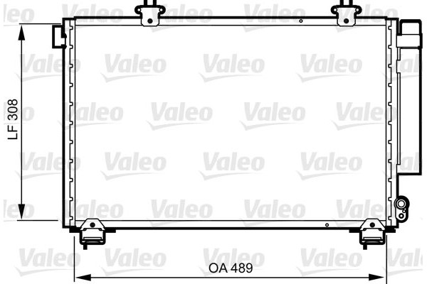 Valeo Συμπυκνωτής, σύστ. Κλιματισμού - 814307