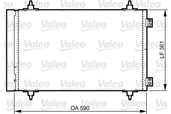 Valeo Συμπυκνωτής, σύστ. Κλιματισμού - 814366