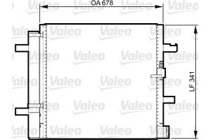 Valeo Συμπυκνωτής, σύστ. Κλιματισμού - 814370
