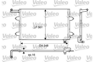 Valeo Συμπυκνωτής, σύστ. Κλιματισμού - 816910