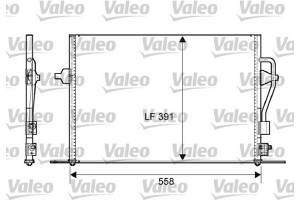 Valeo Συμπυκνωτής, σύστ. Κλιματισμού - 817232