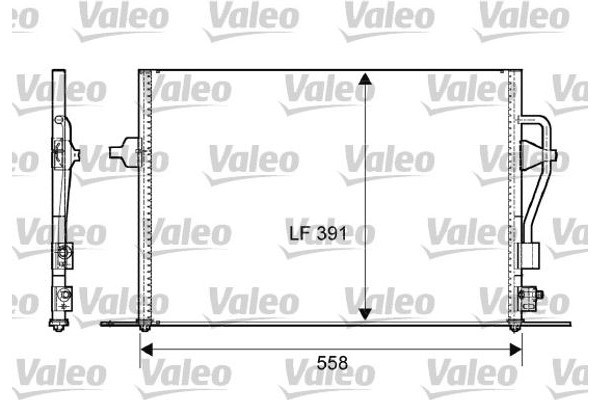 Valeo Συμπυκνωτής, σύστ. Κλιματισμού - 817232